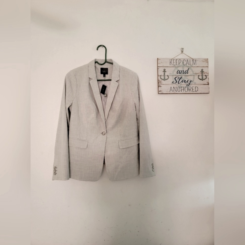 The Limited Collection Online Exclusive Silver Grey Blazer